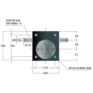 Винтовой домкрат с перемещающейся гайкой MecMot VK50-SH Винтовой домкрат с перемещающейся гайкой MecMot VK50-SH-3