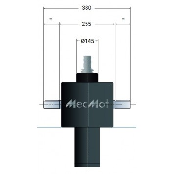 Винтовой домкрат с перемещающимся винтом MecMot VK350-VH-S/SI Винтовой домкрат с перемещающимся винтом MecMot VK350-VH-S/SI-3