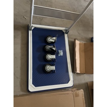 Тележка платформенная TOR PH150 со складной ручкой (705х460 мм, г/п 150 кг, резиновые колеса 125 мм) Тележка платформенная TOR PH150 со складной ручкой (705х460 мм, г/п 150 кг, резиновые колеса 125 мм)-0