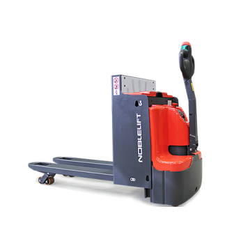 Гидравлическая самоходная тележка с дополнительным подъемом вил Noblelift PT 20I (г/п 2000 кг, 1150 мм, 1.67 м/с, полиуретан)-0