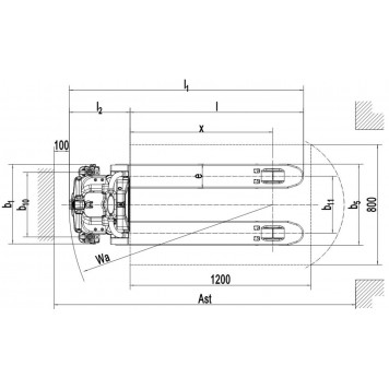 Гидравлическая самоходная тележка Noblelift PTE15Q (ATOM) (г/п 1500 кг, 1150 мм, 1.36 м/с, полиуретан) Гидравлическая самоходная тележка Noblelift PTE15Q (ATOM) (г/п 1500 кг, 1150 мм, 1.36 м/с, полиуретан)-2