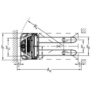 Электрический самоходный штабелер PSE12B-2