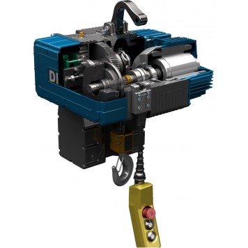 Электрическая таль с холостой тележкой Delic DF10L1-1000 (г/п 1000 кг, высота подъема 3м)-4