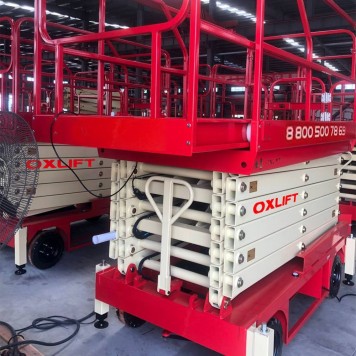 Ножничный Подъемник Передвижной OXLIFT QX-050-110 11000 мм 500 кг с выдвижной платформой-1