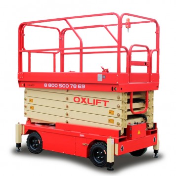 Ножничный Подъемник Передвижной OXLIFT QX-050-090 9000 мм 500 кг с выдвижной платформой-0