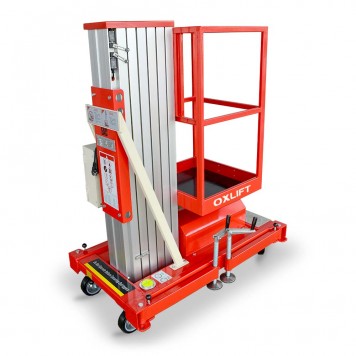 Телескопический Одномачтовый Подъемник ZX-1-060 OXLIFT 6 м 125 кг-0