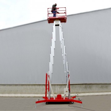 Телескопический Двухмачтовый Подъемник ZX-2-120 OXLIFT 12 м 200 кг-4