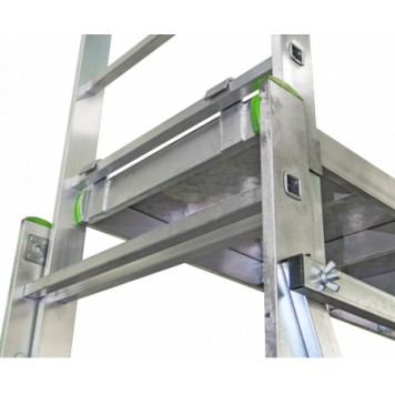 Вышка-тура с подъемным механизмом с настраиваемыми ножками 2*11+2*11-1