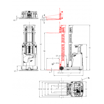 Электрический Ричтрак RT20 OXLIFT 2000 кг-3