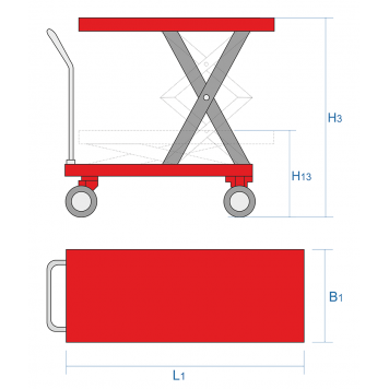 Гидравлический Подъемный Стол Передвижной OXLIFT OXFD-50 1500 мм 500 кг-6