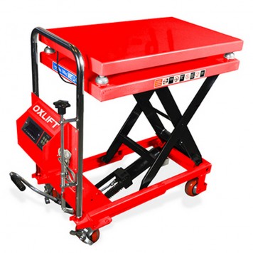 Гидравлический Подъемный Стол с Весами OX F-100 Scale OXLIFT 1000 мм 1000 кг-0