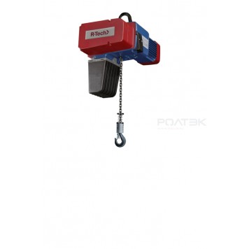Таль электрическая цепная R-Tech, г/п 80 кг, 8/2 м/мин, пульт 2 кнопки, высота 3 м-0