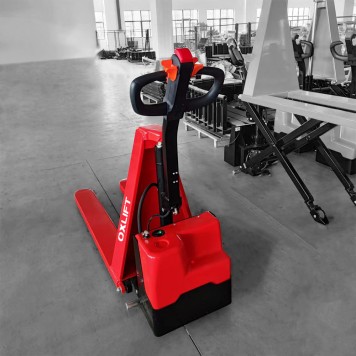 Самоходная Гидравлическая Тележка с Ножничным Электроподъемом OXLIFT TX15H 800 мм 1500 кг-1