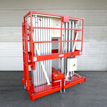 Телескопический Двухмачтовый Подъемник ZX-2-100 OXLIFT 10 м 200 кг-3