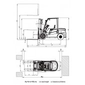 Автопогрузчик Вилочный Дизельный OXLIFT CPCD18-A2G2 4800 мм 1800 кг