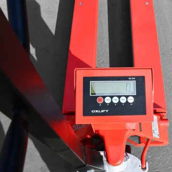 Ручная Гидравлическая Тележка с Весами OXLIFT OX25V 2500 кг-8
