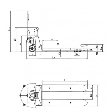 Тележка ручная PFAFF HU W 20 SPR с весами-1