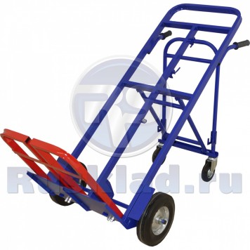 Тележка универсальная трансформер ТГУ-300 (г/п - 300кг, колеса 250мм пневмо или литая резина на выбор)-1