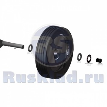 Тележка универсальная трансформер ТГУ-300 (г/п - 300кг, колеса 250мм пневмо или литая резина на выбор)-7