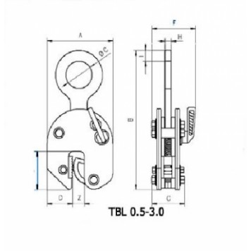 Захват для металлических листов Tigrip TBL-1