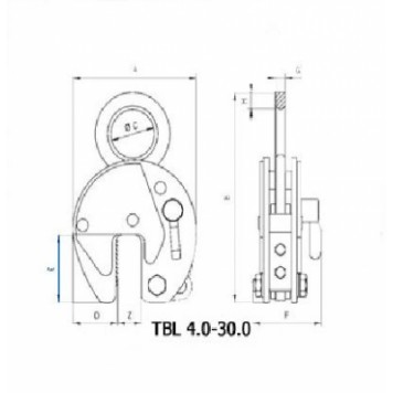 Захват для металлических листов Tigrip TBL-2