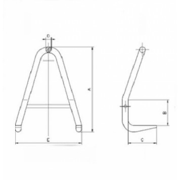 Лапы разгрузочные Tigrip BVH-1