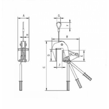 Захват для древесных плит, ДСП и ламината Tigrip TPZ-1