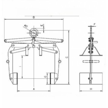 Захват для бочек Tigrip TFA-2