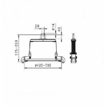 Захват для бочек Tigrip TFA-R/TR-1