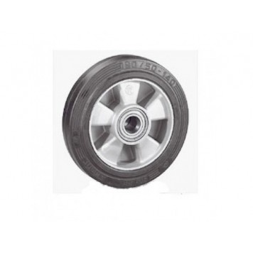 Колесо алюминий / резина 180 мм для гидравлической тележки-0