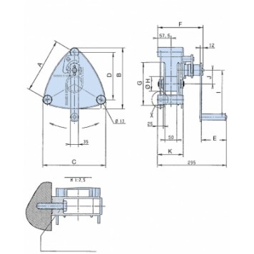 Лебедка ручная настенная PFAFF SW-W ALPHA (300-1000кг) Лебедка ручная настенная PFAFF SW-W ALPHA (300-1000кг)-1