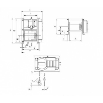 Лебедка электрическая Yale RPE 2-13 (г/п 250кг) Лебедка электрическая Yale RPE 2-13 (г/п 250кг)-2