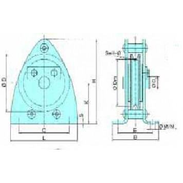 Опора тросового ролика DSRB ( дополнительное оборудование для лебедок) Опора тросового ролика DSRB ( дополнительное оборудование для лебедок)-1