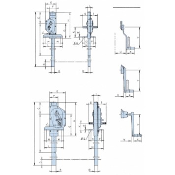 Шлюзовой домкрат SCH-W-1