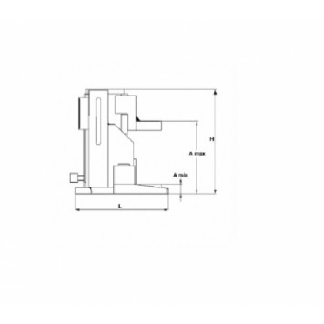 Домкрат гидравлический с низким подхватом YAP-3