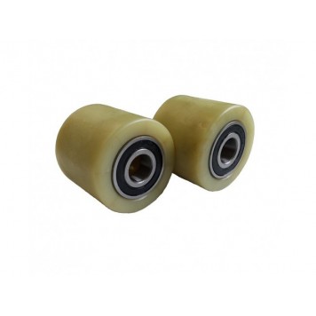 Ролик нейлоновый 70х60 мм для гидравлической тележки-0
