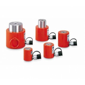 Гидроцилиндры (домкраты) низкие и плоские серии YLS и YFS-0