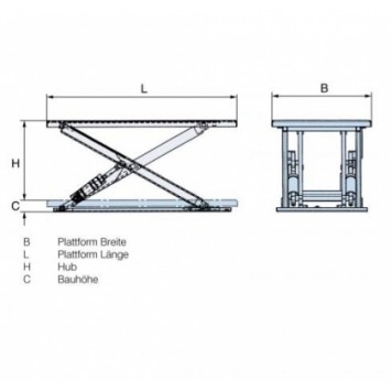 Подъемные столы HTF-G SILVERLINE Подъемные столы HTF-G SILVERLINE-1