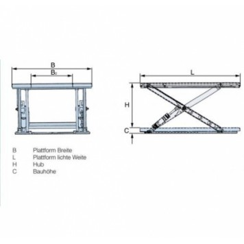 Подъемные столы HTF-U SILVERLINE Подъемные столы HTF-U SILVERLINE-2