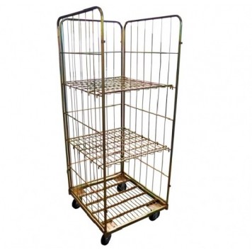 Ролл-контейнер К-1 (цинк) + колеса 125 мм-0