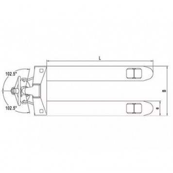 Гидравлическая тележка низкопрофильная Noblelift AC-Supper Low (г/п 1000 кг)-1
