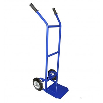 Тележка грузовая двухколесная КГР-200 с ручками (г/п - 200 кг, колеса 200мм, пневмо или литая резина на выбор)-0