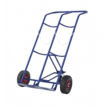 Тележка грузовая КП-2 (для перевозки двух баллонов, пропан + кислород)-0
