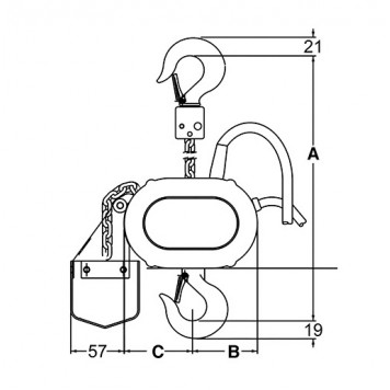 Таль электрическая CM PROSTAR D8 LV (Низковольтное управл.) Таль электрическая CM PROSTAR D8 LV (Низковольтное управл.)-1