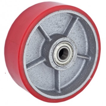 Колесо полиуретановое 200 мм для гидравлической тележки-0