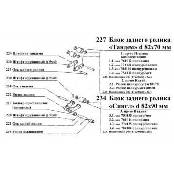 Ось задней вилки (Т-221) Ось задней вилки (Т-221)-1